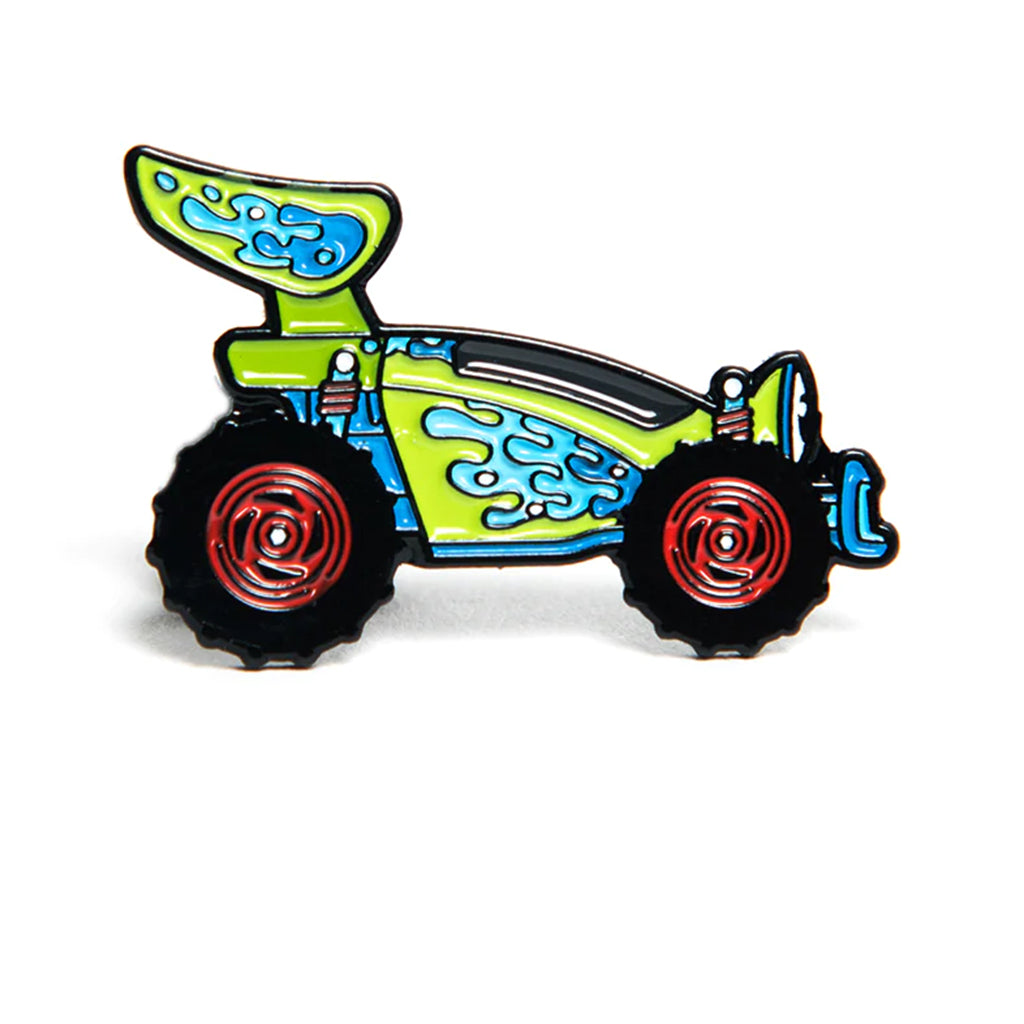 Soft enamel lapel pin of Andy's remote control toy car RC