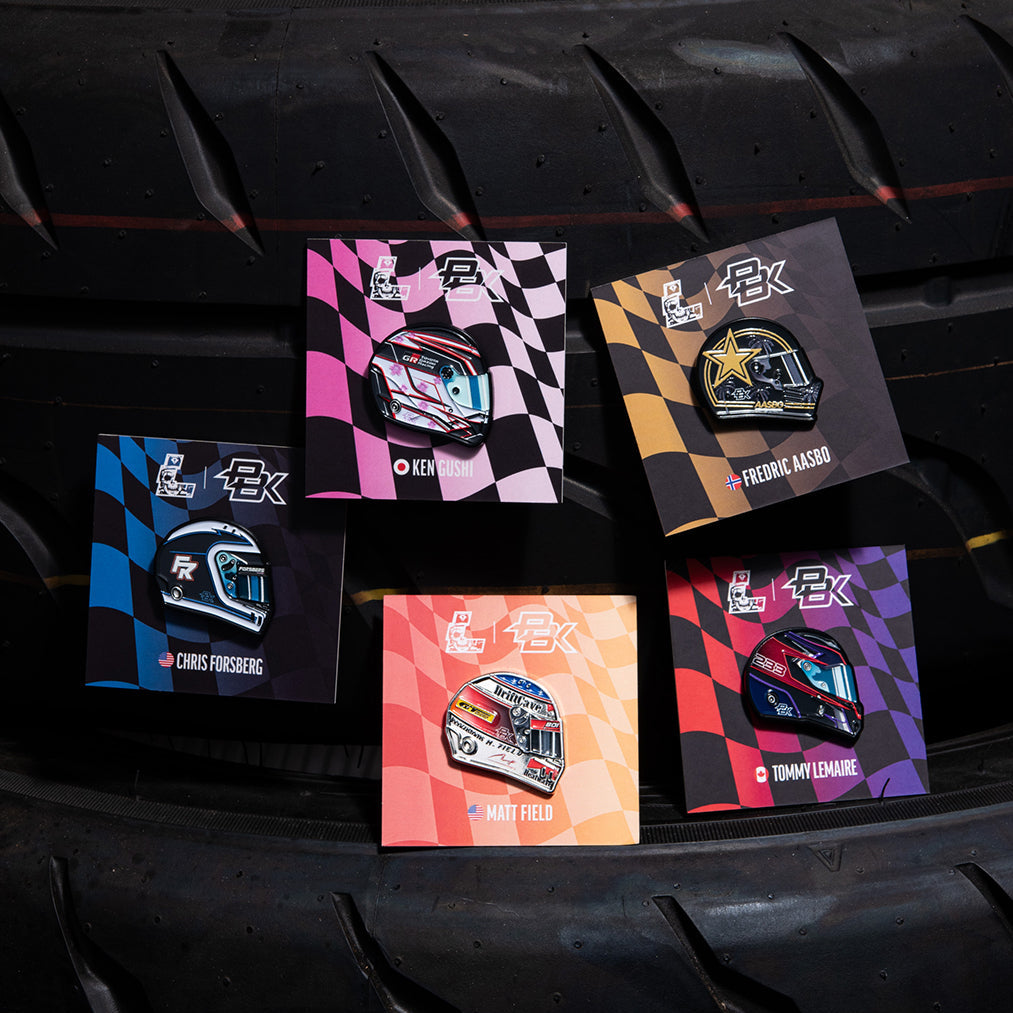 an image of two new arrival pins, featuring Madmike's McLaren P1 and Miata MX5