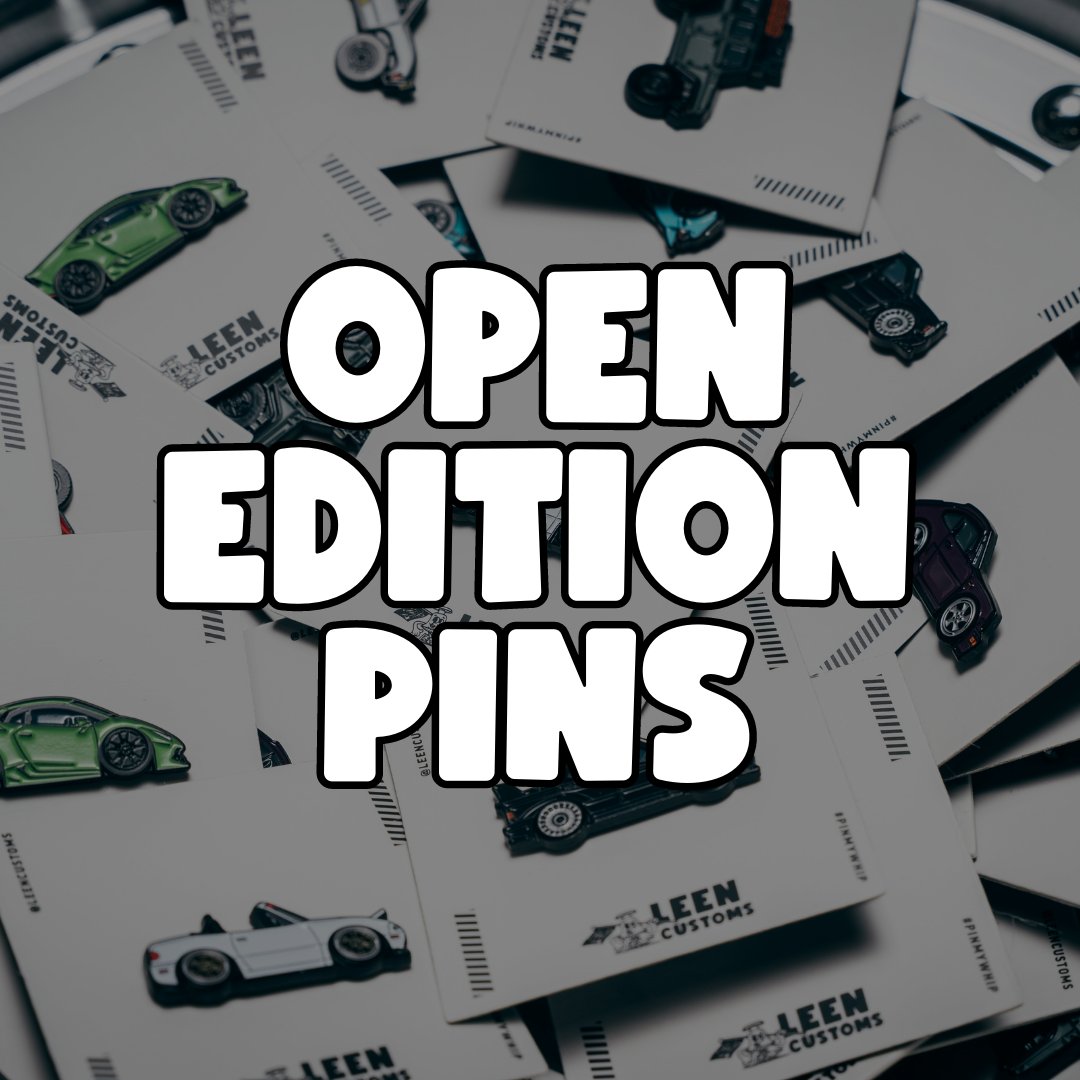Shop our "open edition" enamel pins here. 
