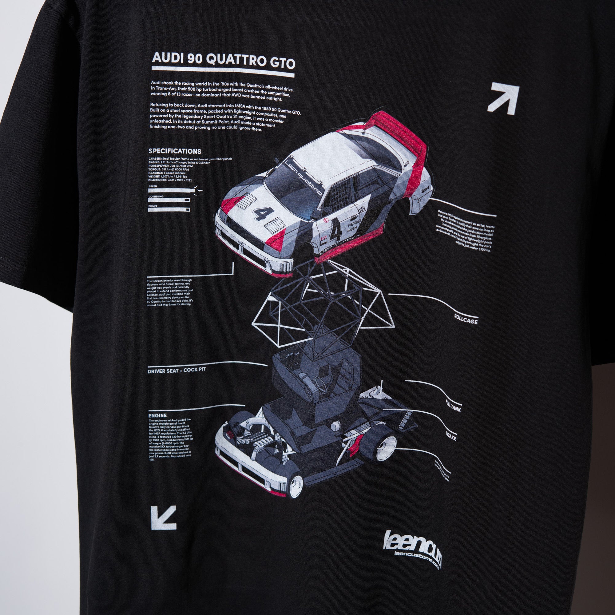 LC "Audi 90 Quattro" Staple Tee