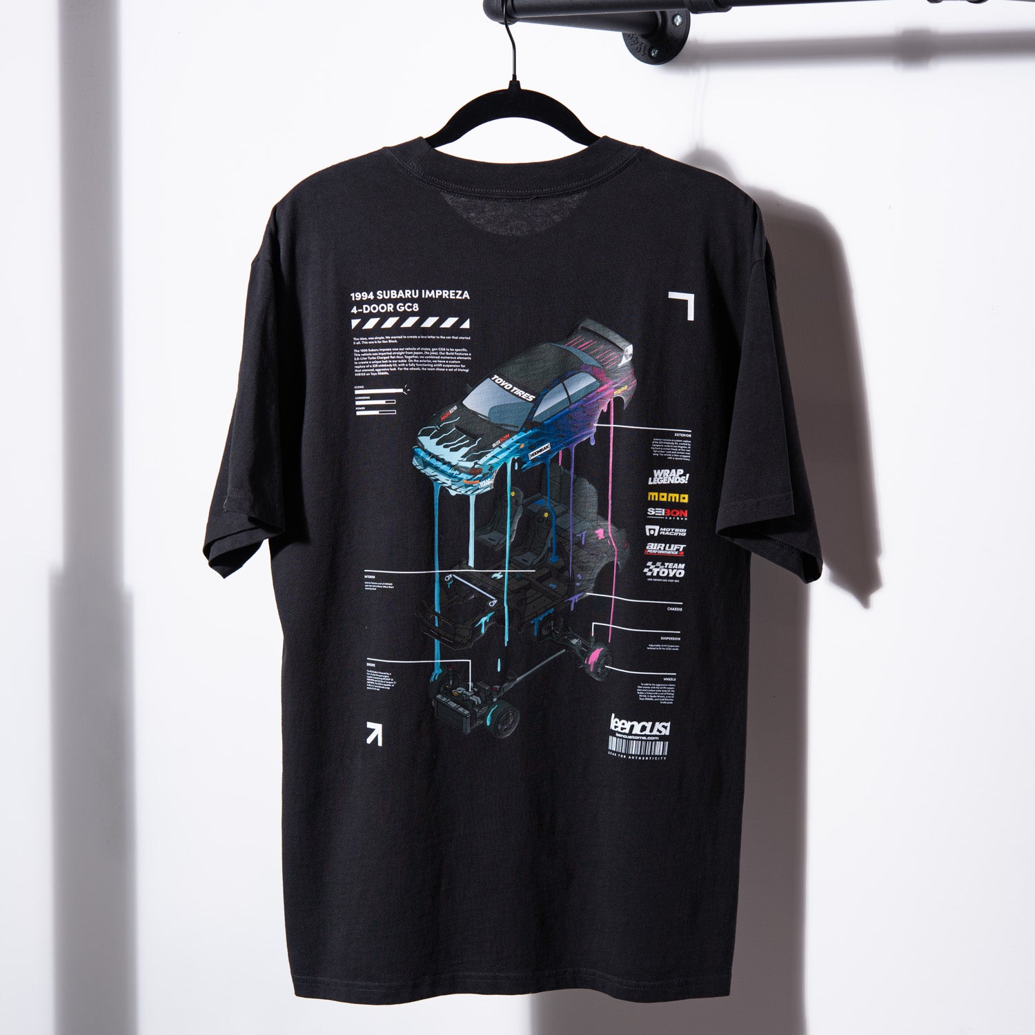 LC "SEMA GC8" Staple Tee - Black