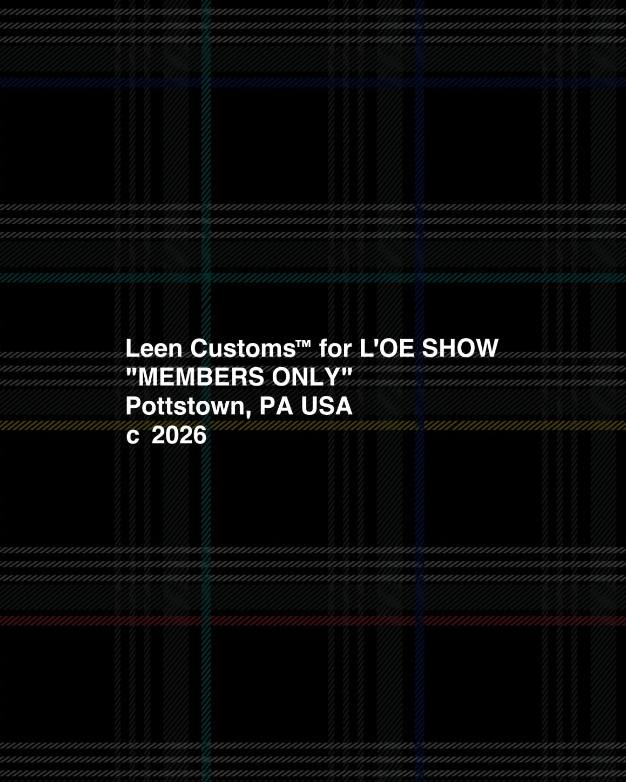 Ticket - VIP NIGHT AT L'OE 2026
