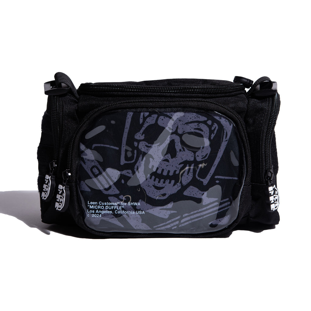 gears of war messenger bag Leen x SHWA Micro Duffle (Black) – Leen Customs