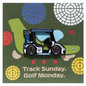 Marker - Blue Golf Cart @topgolf