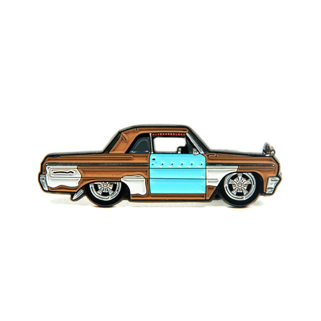 Soft enamel lapel pin of "Up in smoke's" Love Machine