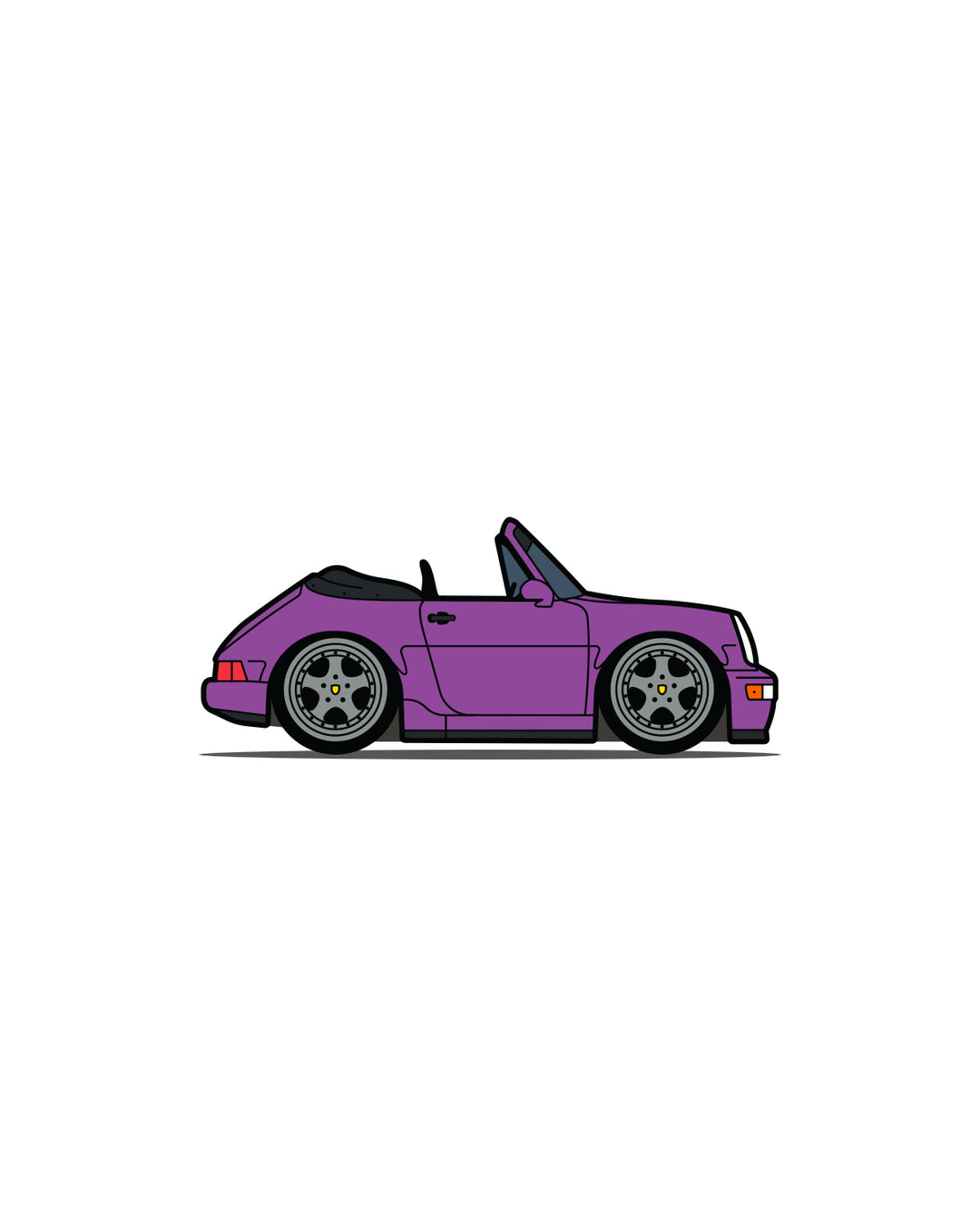 964 Cabrio - Purple