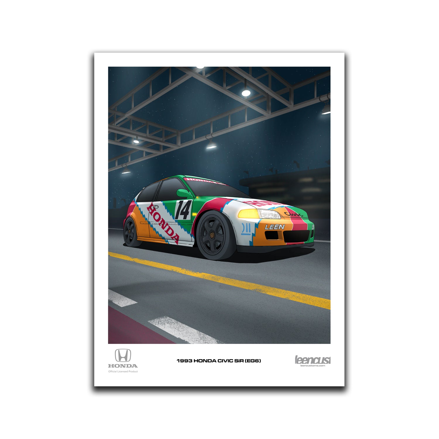 Print - Honda Civic EG6 JTC