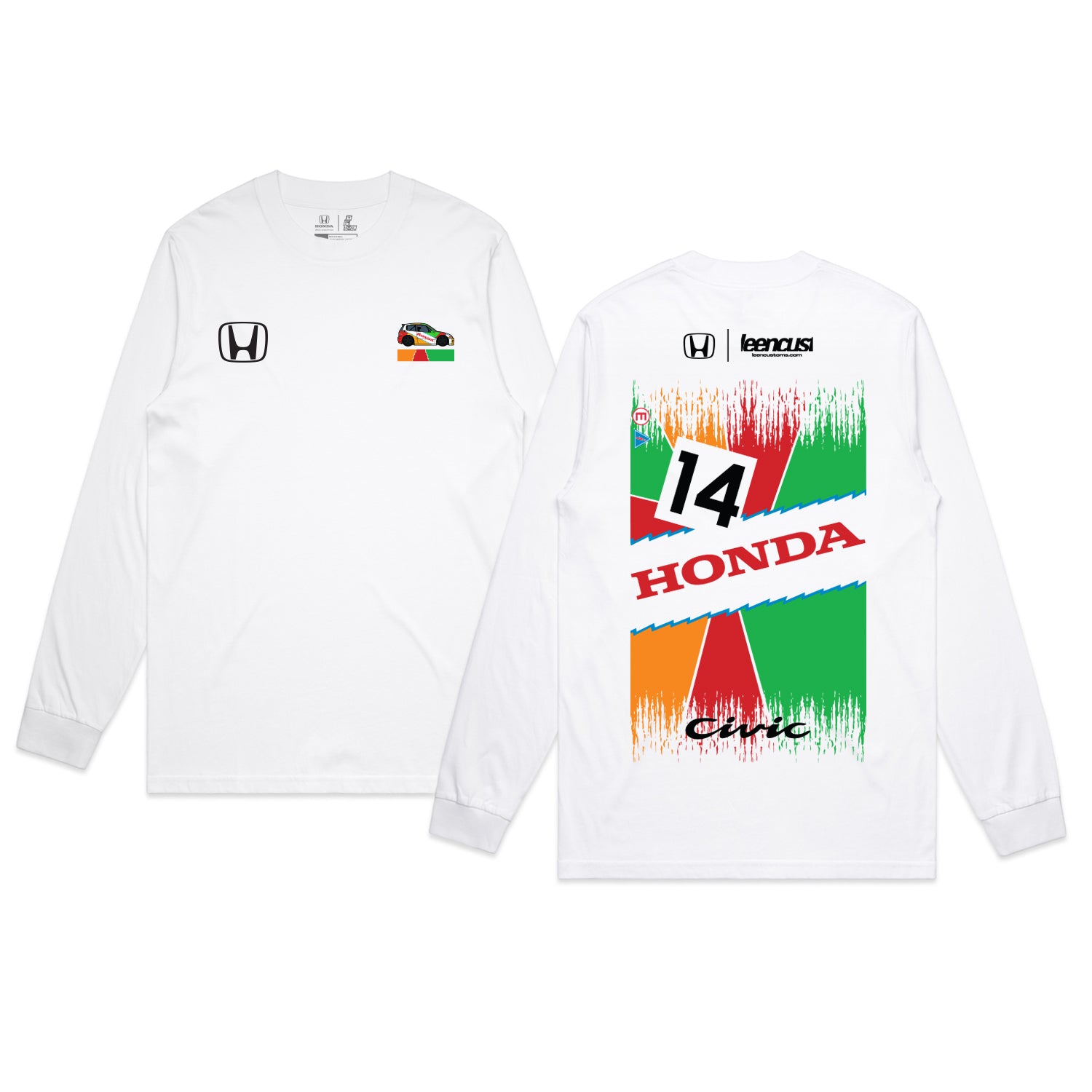 LC ホンダ シビック EG6 - L/S Tシャツ – Leen Customs